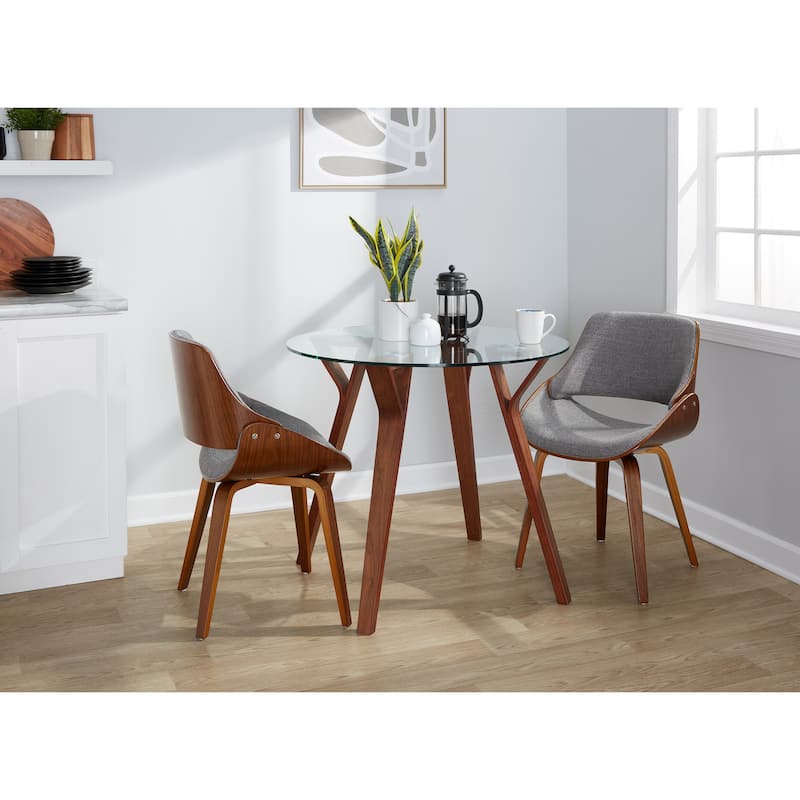 Carson Carrington Sala Svetlana 3-Piece Round Dining Set