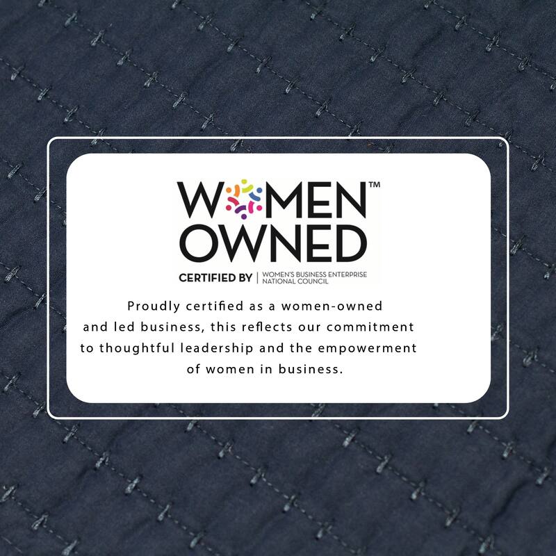 Linery & Co. Detailed Channel Stitch Quilt Set With Shams.