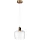 Option Antique Brushed Brass / Clear Glass