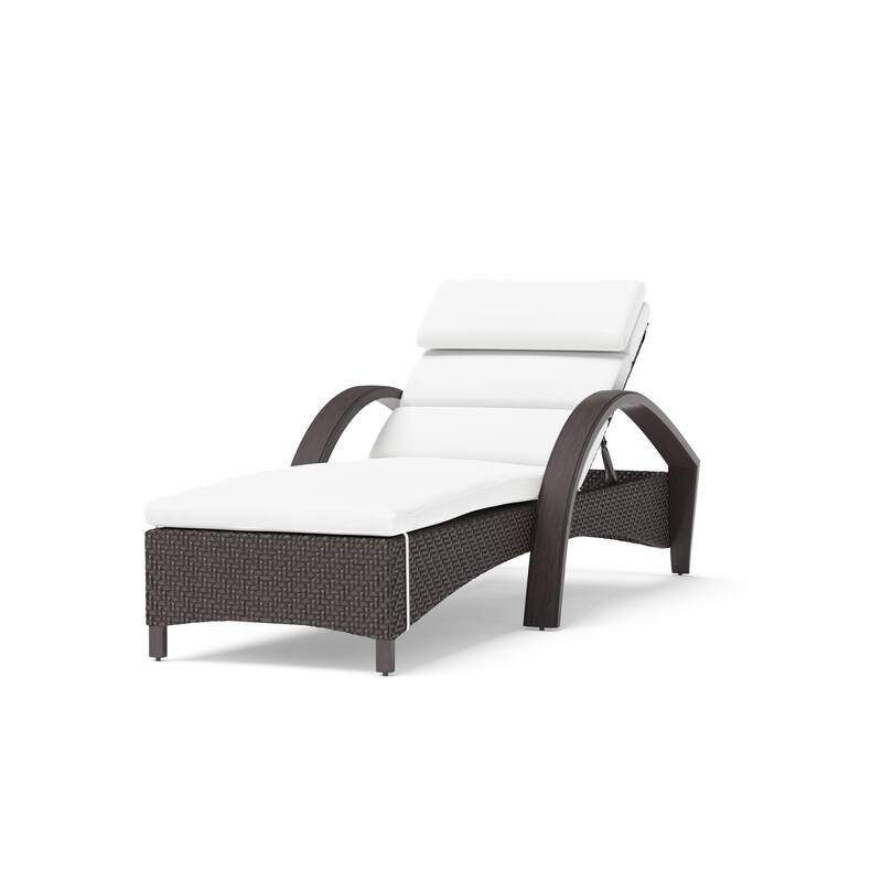 Barcelo 2 Piece Sunbrella Outdoor Patio Chaise Lounges Set