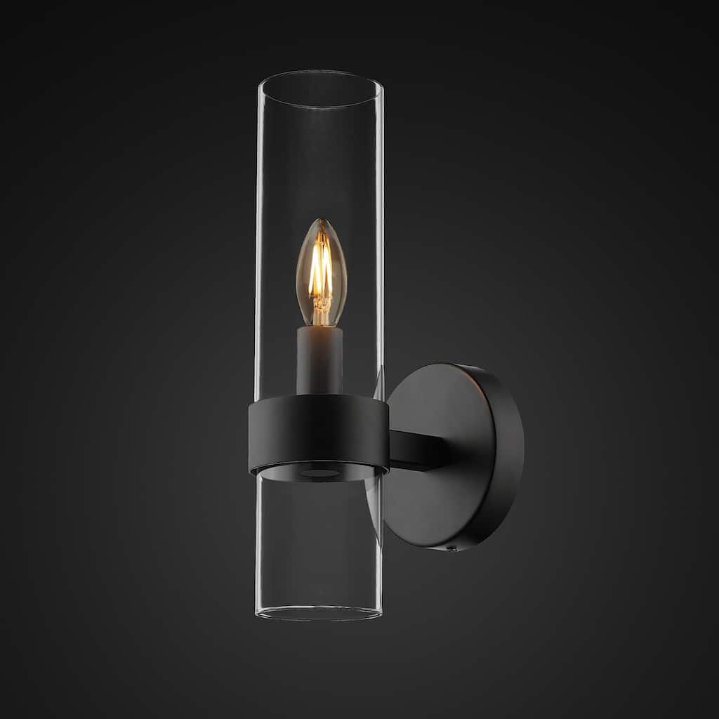 Raveller Grand Wall Sconce with Matte Black Bronze Finish - 13.00