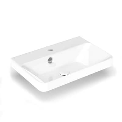 WS Bath Collections Luxury 55.01 Luxury 21-11/16" Rectangular Ceramic