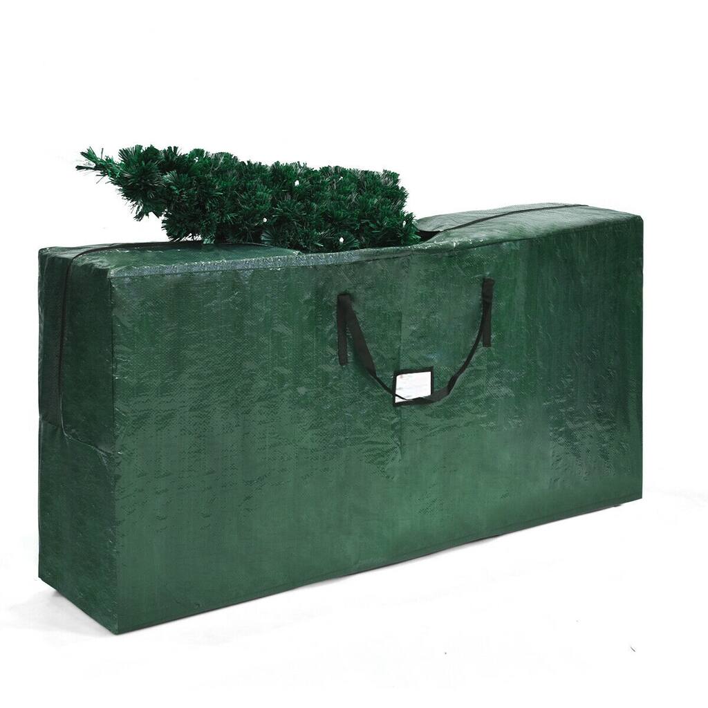 Gymax Christmas Tree Storage Bag Heavy Duty PE Large Container For 9ft