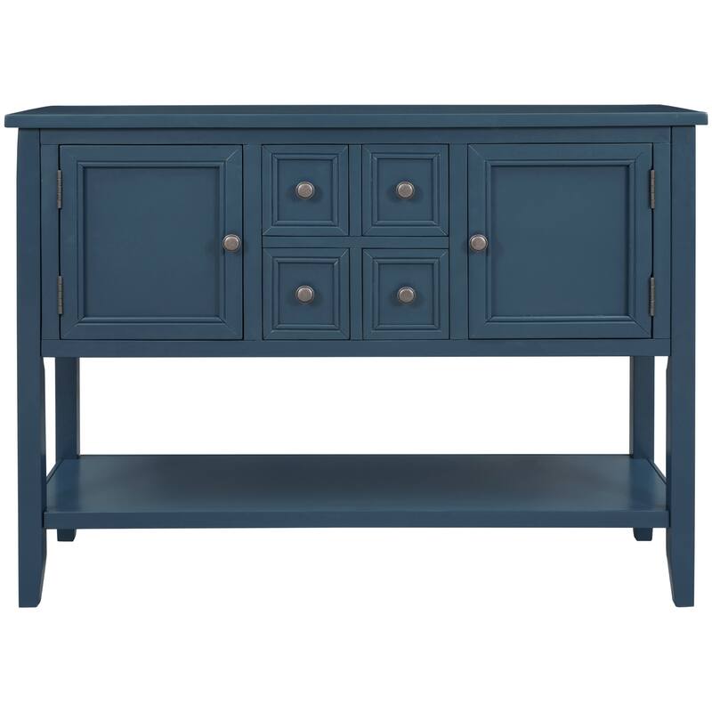 Modern Buffet Sideboard Console Table with Bottom Shelf