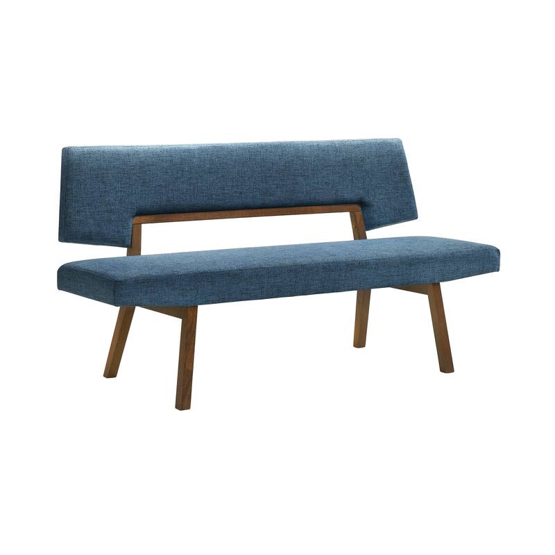 Channell 5 Piece Wood Dining Table Set with Benches