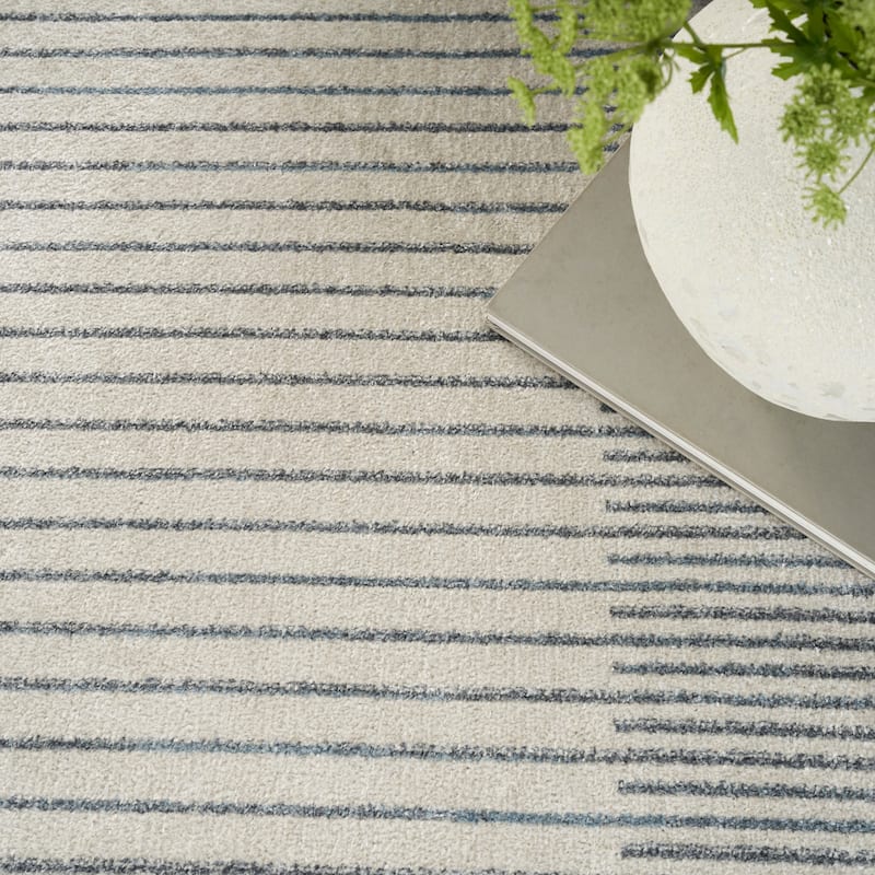 Nourison Astra Machine Washable Linear Area Rug