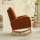 preview thumbnail 9 of 75, Upholstered Rocking Chair Nursery Chair with High Back and Side Pocket