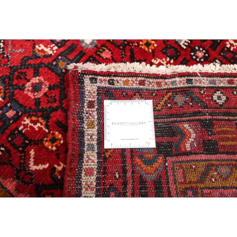 ECARPETGALLERY Hand-knotted Andelz Red Wool Rug - 2'10 x 10'4