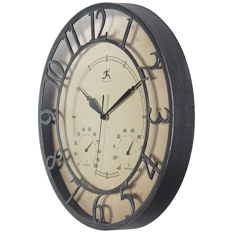 16" Indoor/Outdoor 3D Clock - 16 in.
