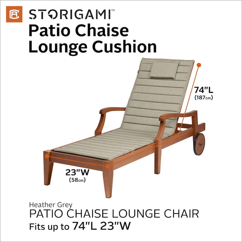 Mushola FadeSafe Chaise Lounge Cushion by Havenside Home