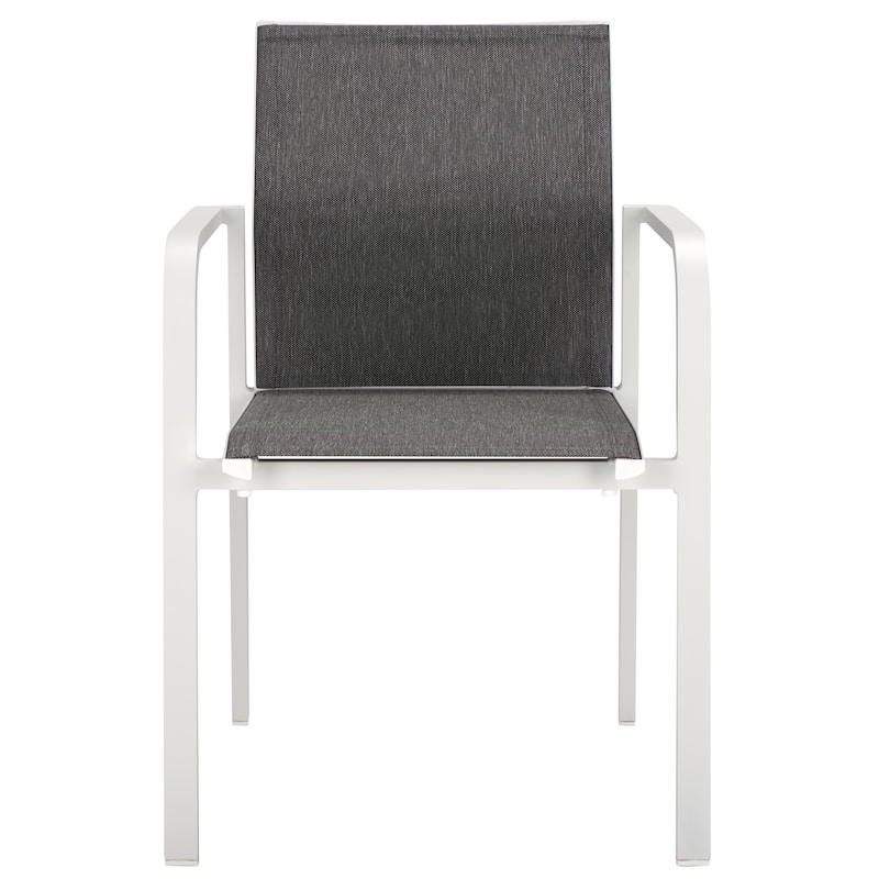 SAFAVIEH Outdoor Patio Furniture Dexter Armchair (Set of 2), Fully Assembled - 22"W x 24"D x 33"H