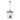 Atlas Lighting Main Street Traditional Tapered Cage Clear Glass Outdoor Pendant - 12 inch Wide