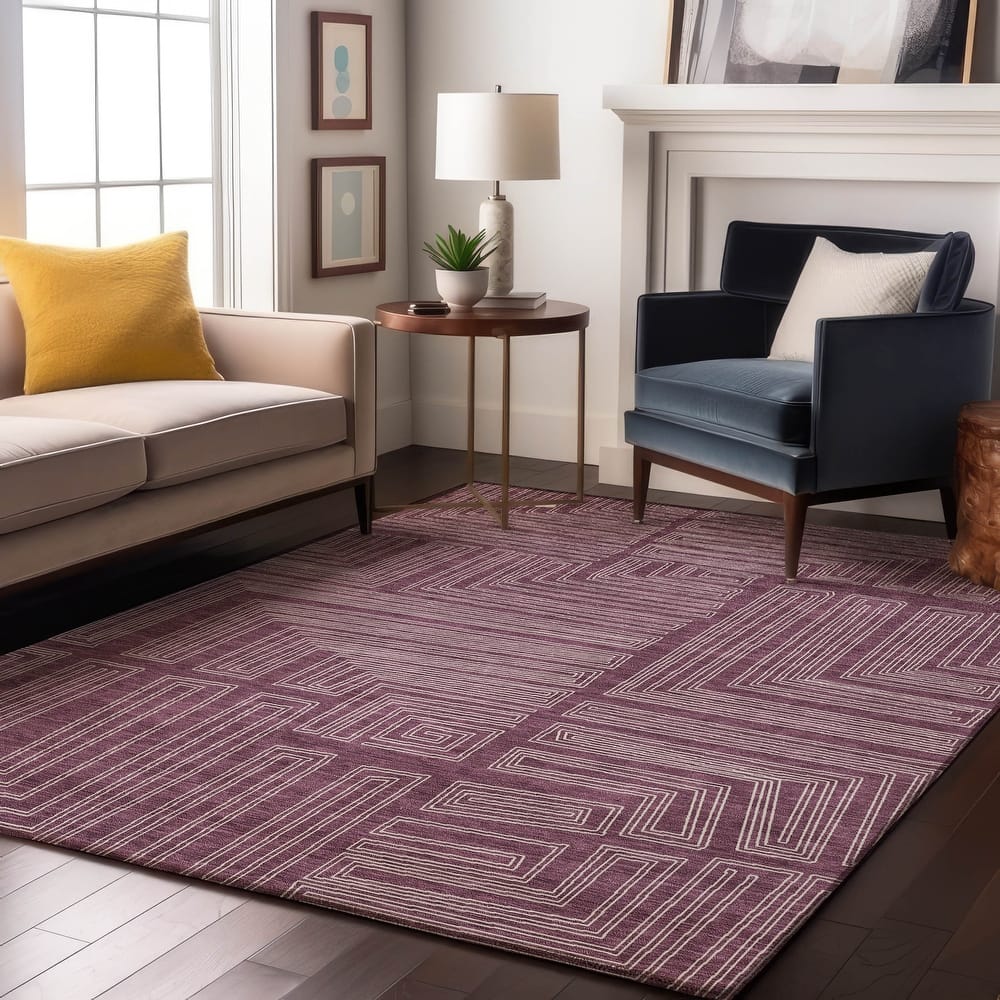 Premium Washable Super Soft Mid Century Modern Mayfield Rug