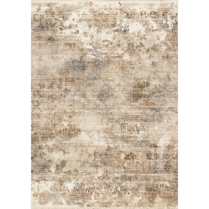 HomeRoots Abstract Modern Rectangle Area Rug - 8' X 10'