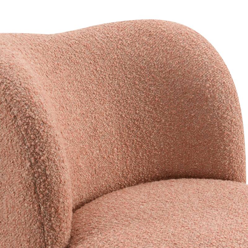 Furniture of America Velra Modern 28-inch Boucle Wing Accent Chair