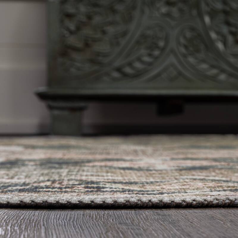 JONATHAN Y Marrakesh Ornate Medallion Machine Washable Area Rug