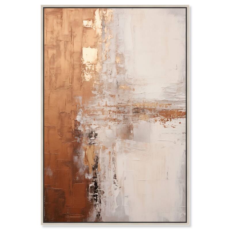Burnished Memory Canvas by Art Remedy - Silver - 20" x 30"