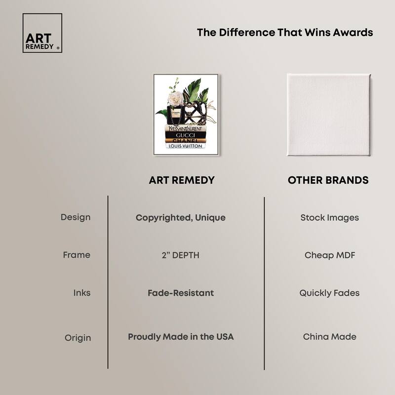 Luxury Stack Details Canvas by Art Remedy