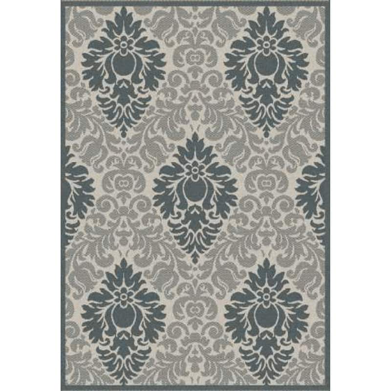 SAFAVIEH Courtyard Willene Boho Indoor/ Outdoor Waterproof Patio Backyard Rug - 5'3" x 7'7" - Sand/Grey