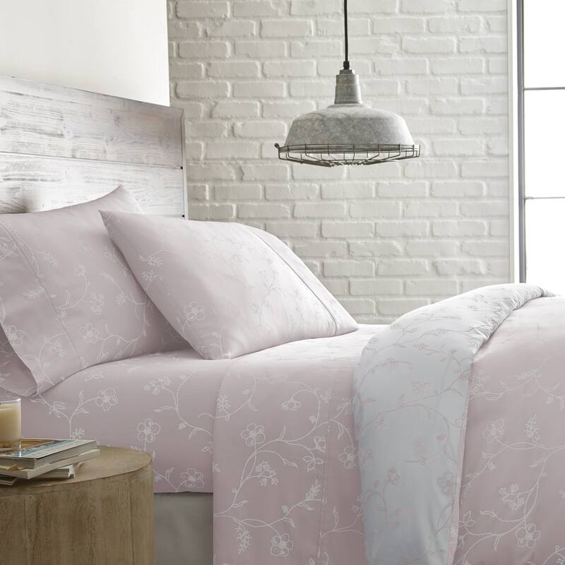 Luxury Sweetbrier Extra Deep Pocket 4-piece Cotton Bed Sheet Set