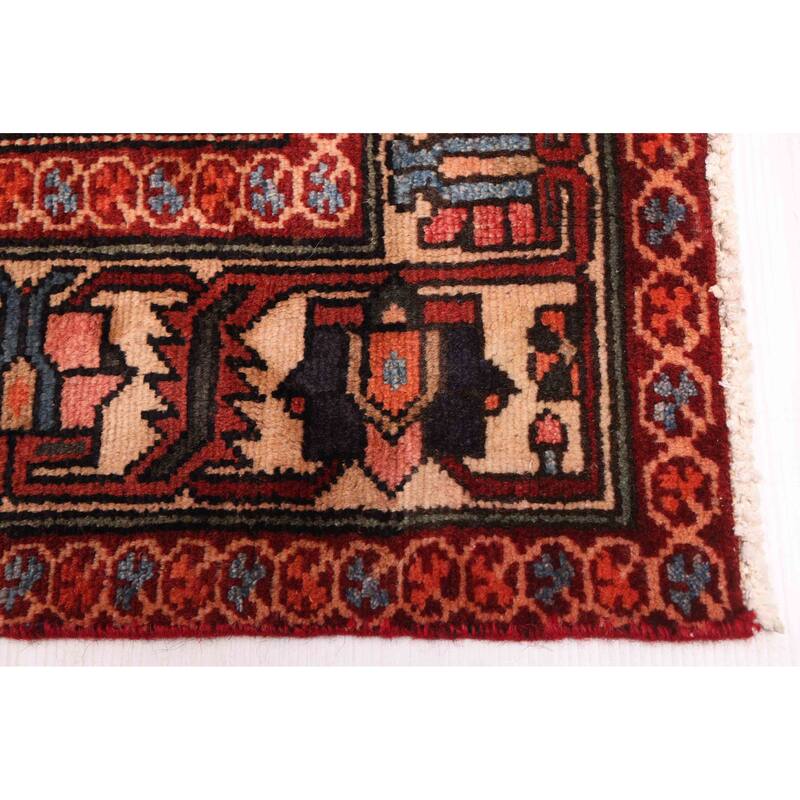 ECARPETGALLERY Hand-knotted Kayseri Vintage Red Wool Rug - 6'11 x 9'8
