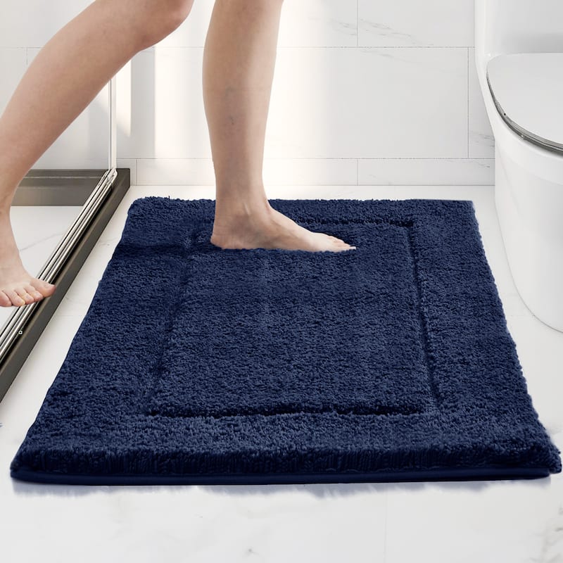 Deconovo Bathroom Rugs, Non Slip Absorbent Shower Bathroom Mat (1 PC)