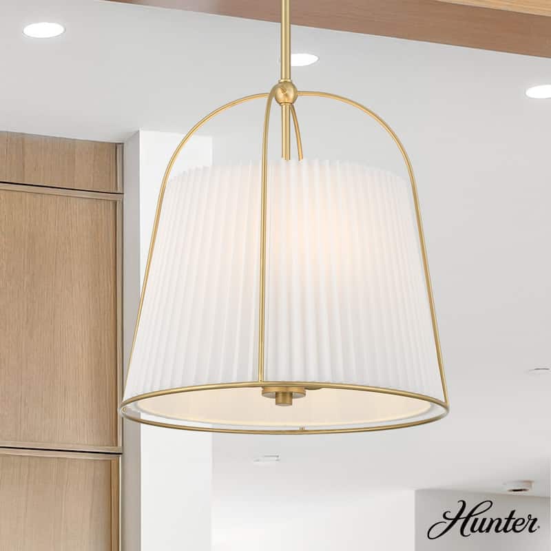 Hunter Atmore Alturas Gold 3 Light Pendant - Modern & Contemporary, Transitional - Kitchen, Dining Room, Entryway - Alturas Gold