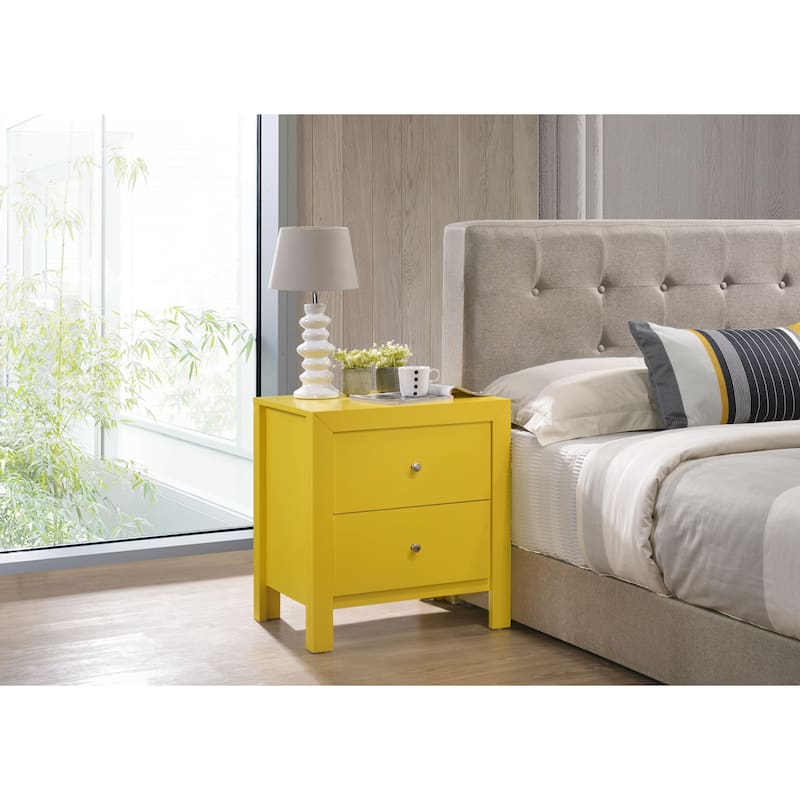 Burlington 2-drawer Wood Nightstand
