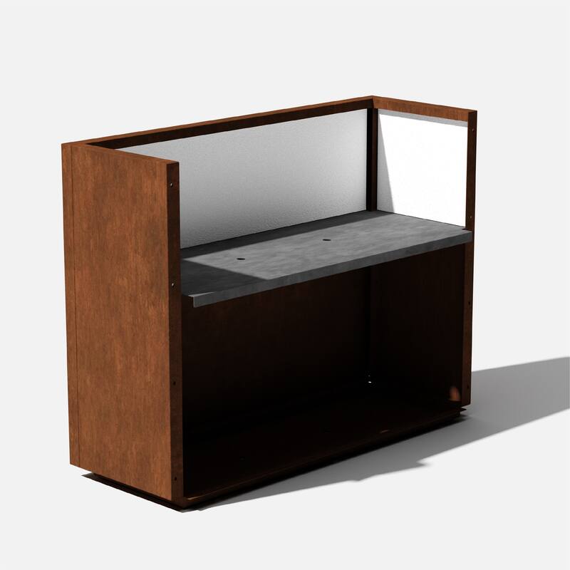 Corten Steel Span Planter