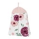 preview thumbnail 5 of 4, Burgundy Pink Watercolor Floral Girl 4pc Nursery Crib Bedding Set - Blush Maroon Wine Rose Green Shabby Chic Flower Farmhouse