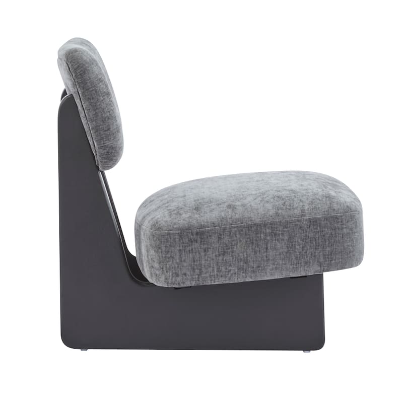 [Set of 2] Modern Polyester Lounge Chairs - Sturdy Wood Base, Minimalist Design.
