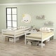preview thumbnail 6 of 18, Gymax Twin Over Twin Bunk Bed Wooden Convertible Into 2 Beds High