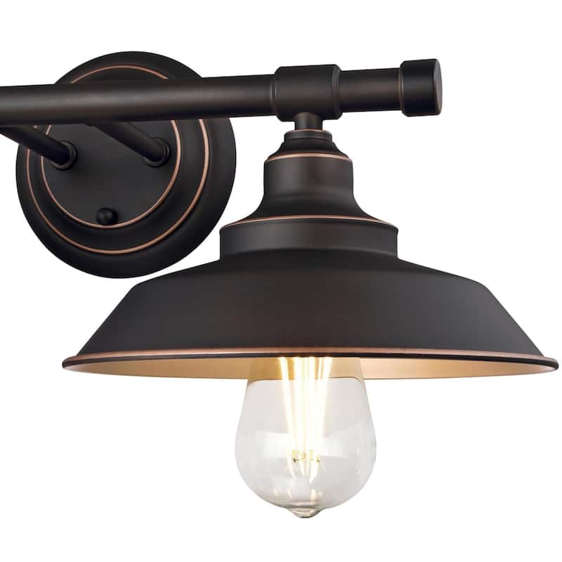 Westinghouse Lighting Iron Hill Two-Light Indoor Wall Fixture