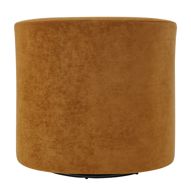 NPD Furniture Walsh Fabric Swivel Barrel Chair