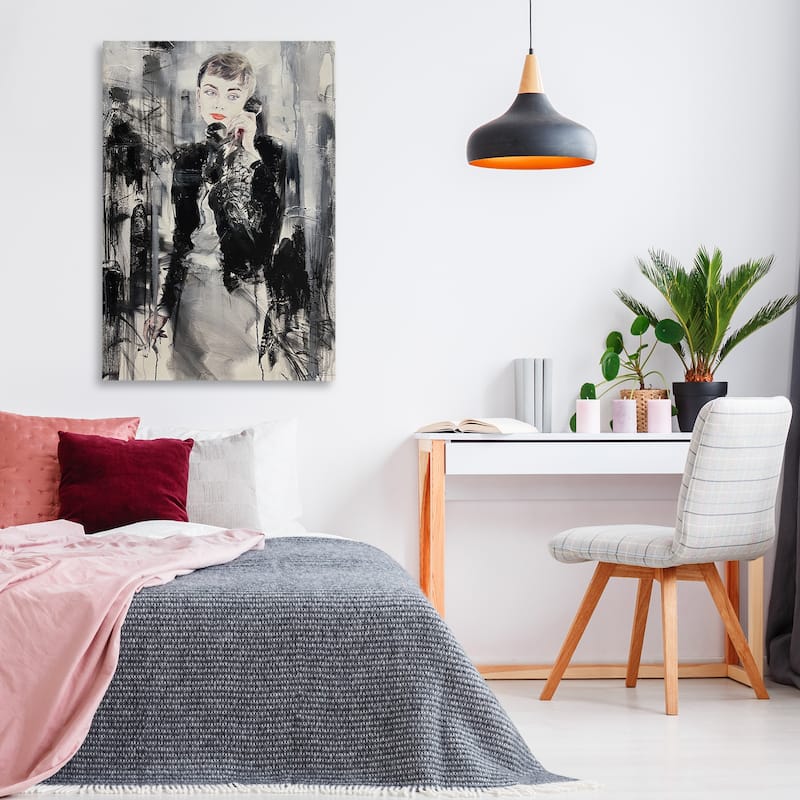 Stupell Classic Beauty Fashionista Canvas Wall Art Design By Lucille Lee