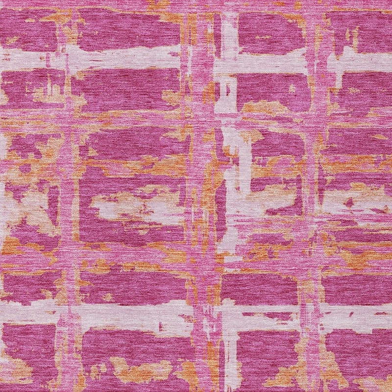 HomeRoots Striped Transitional Rectangle Outdoor Rug