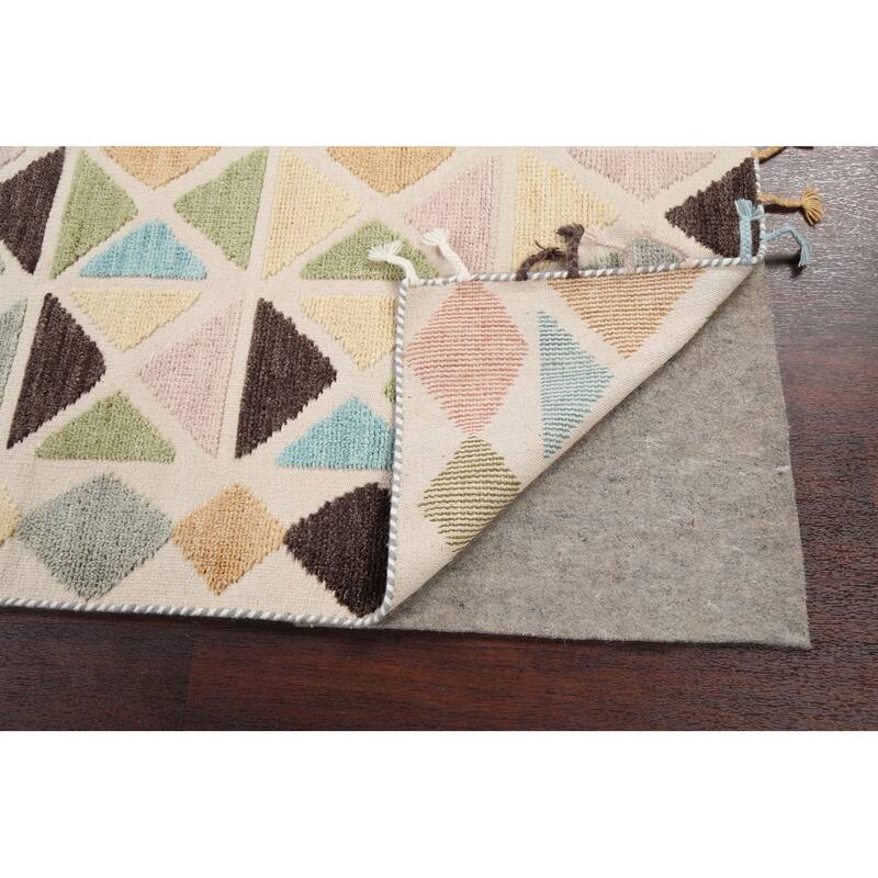 Contemporary Moroccan Oriental Area Rug Wool Handmade Carpet - 4'7" x 6'6"