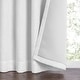 preview thumbnail 3 of 2, Harrow Solid Texture Blackout Window Single Curtain Panel
