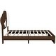 preview thumbnail 5 of 6, Upholstered Platform Bed with Bear Shaped Headboard,LED Light Strips