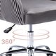 preview thumbnail 81 of 117, Corvus Braff Velvet Upholstered Adjustable Ergonomic Office Chair