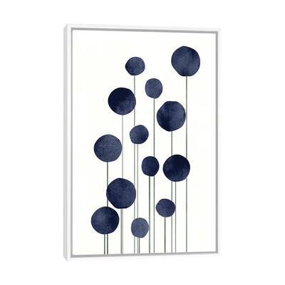 iCanvas "Water Flowers" by Kubistika Framed Canvas Print