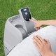 preview thumbnail 9 of 8, Bestway SaluSpa Aruba AirJet Inflatable Hot Tub with 110 Soothing Jets, Gray - 66.93 x 66.93 x 25.98 inches