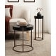 preview thumbnail 8 of 8, Kate and Laurel Rovin Side Table Wood and Metal - 16x16x18