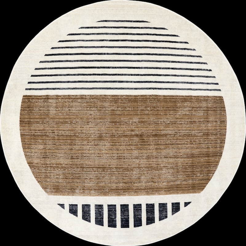 Nuloom Keeva Modern Striped Fringe Area Rug