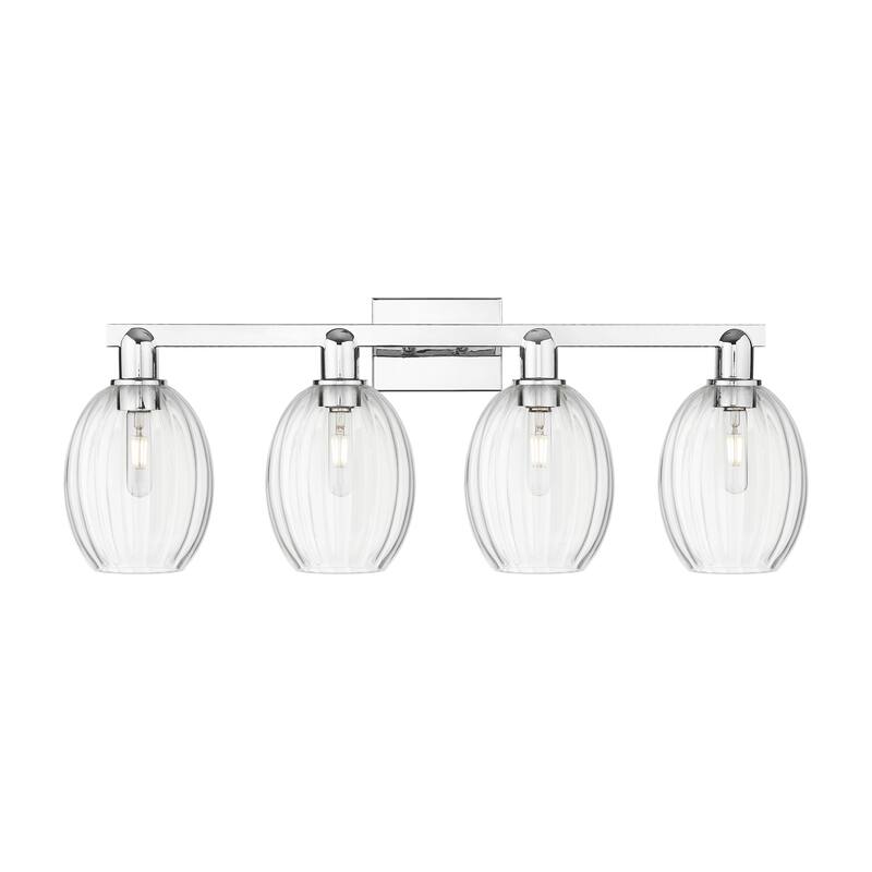 Innovations Lighting Downtown Urban - Preston - 4 Light 36" Bell Shade Bath Vanity Light