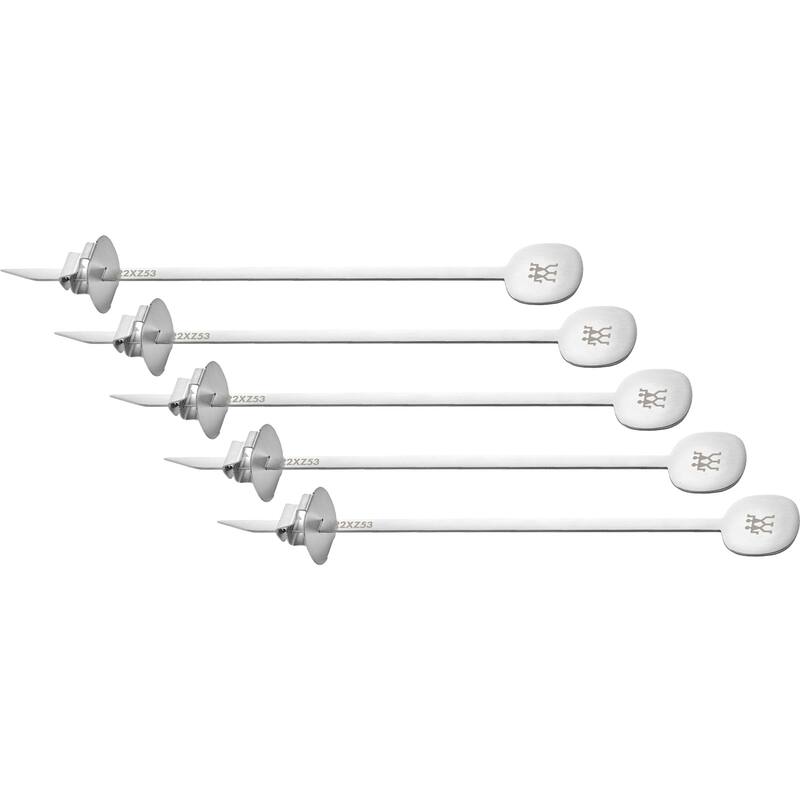 ZWILLING BBQ+ 5-pc Stainless Steel Skewer Set - Stainless Steel - Silver