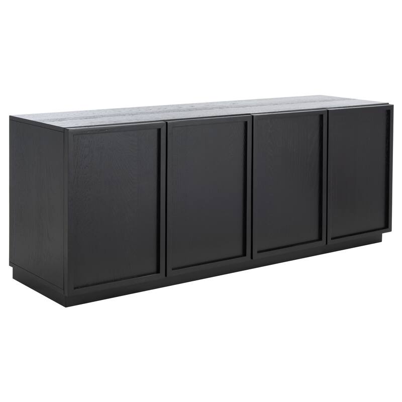 SAFAVIEH Couture Zeus 4 Door Wood Media Stand - 58"W x 18"D x 24"H