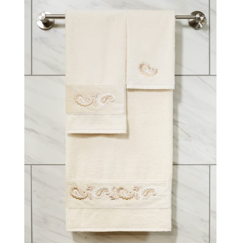 Authentic Hotel and Spa Turkish Cotton Mackenzie 2PC Washcloth Set