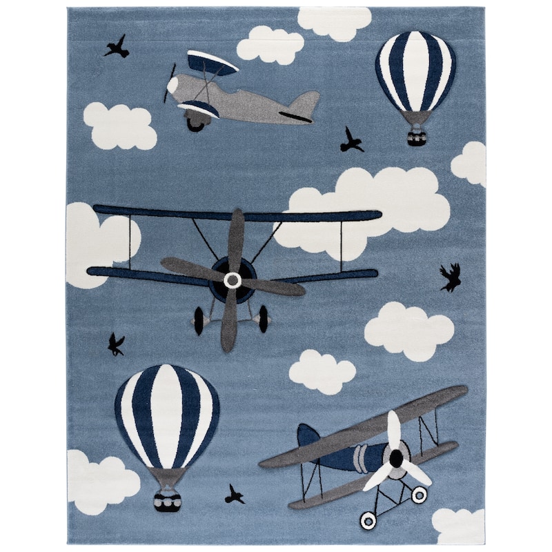 SAFAVIEH Carousel Kids Turi Airplane Rug