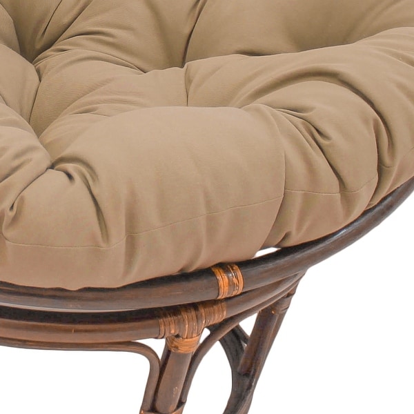 Blazing needles solid twill papasan chair outlet